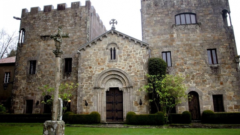 Fachada del Pazo de Meirás.