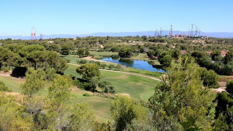 Panoràmica dels terrenys on vol fer-se el complex de Hard Rock, entre Vila-seca i Salou.