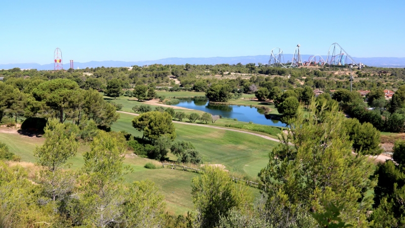 Panoràmica dels terrenys on vol fer-se el complex de Hard Rock, entre Vila-seca i Salou.