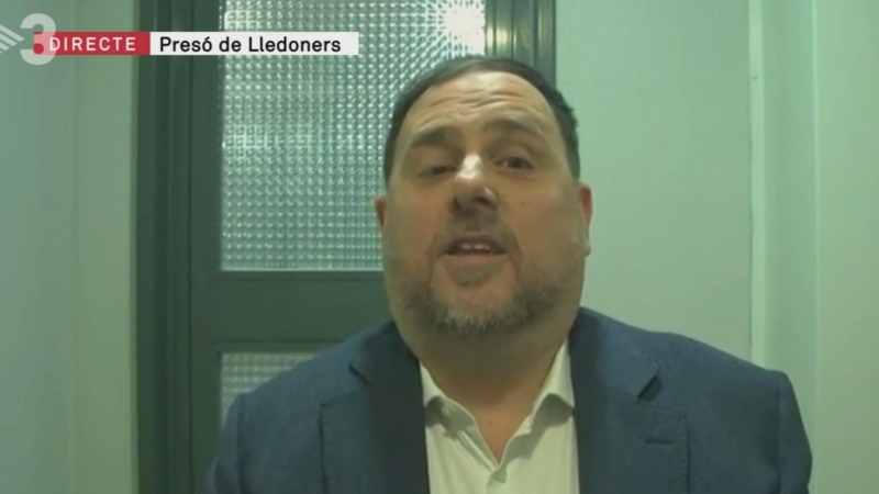 Oriol Junqueras en l'entrevista a TV3.