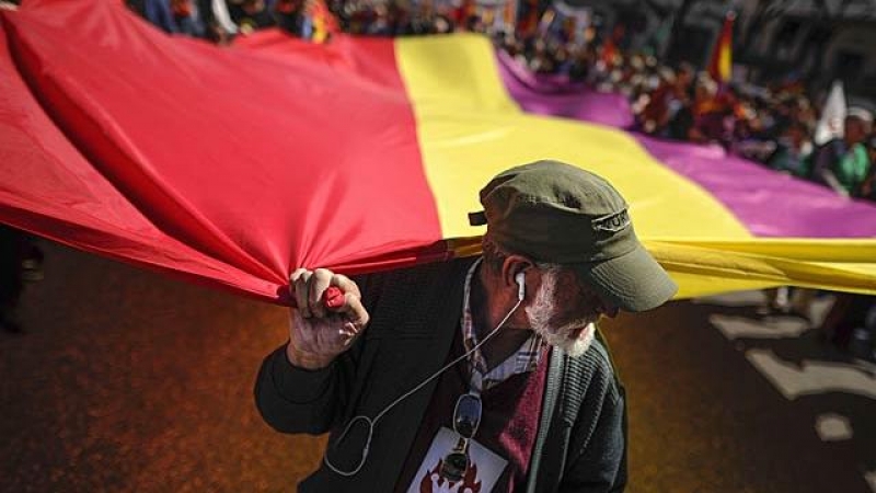 Manifestación por la República en el año 2013.