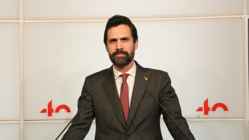 El president del Parlament, Roger Torrent.