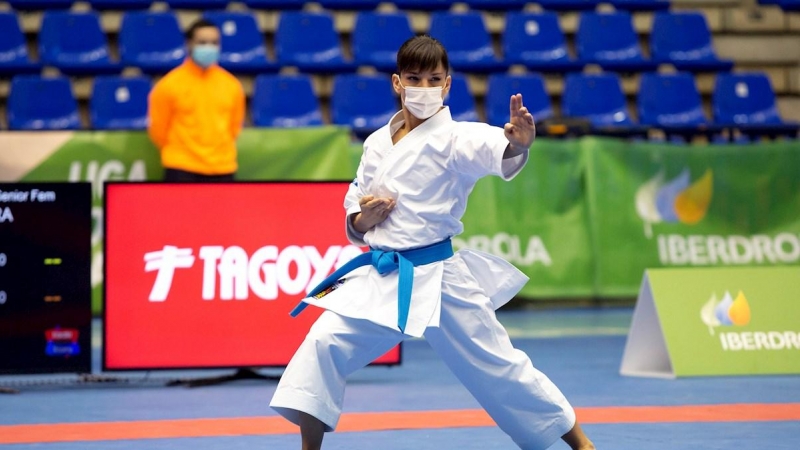 La karateca española Sandra Sánchez, número uno del mundo, el pasado 13 de diciembre.