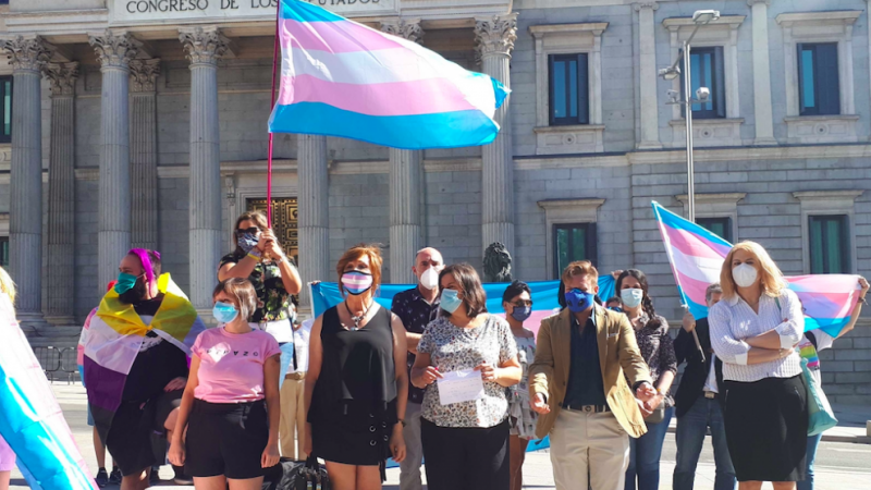 Asociaciones de personas trans piden la presentación urgente de la Ley Trans. Archivo