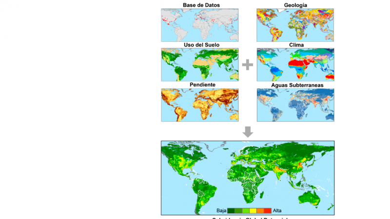Metodología empleada para crear el mapa mundial de subsidencia potencial