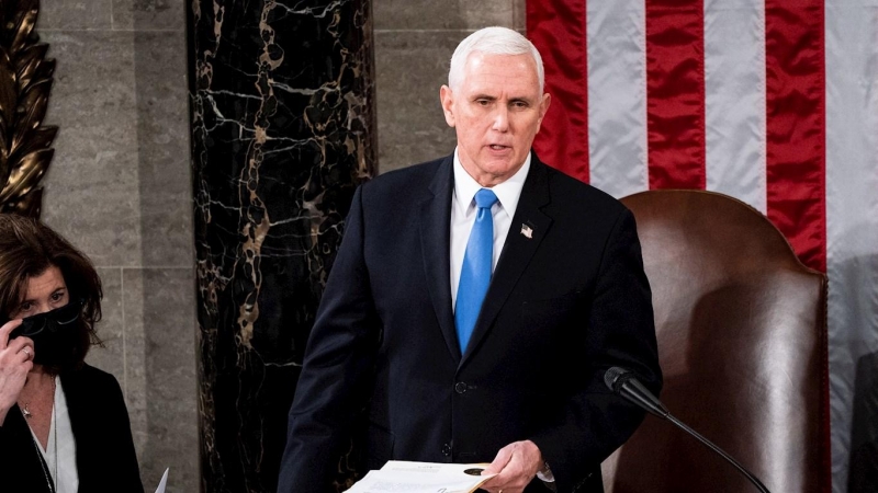 El vicepresidente de Estados Unidos, Mike Pence