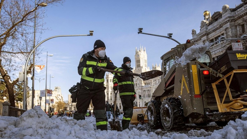 Madrid nieve