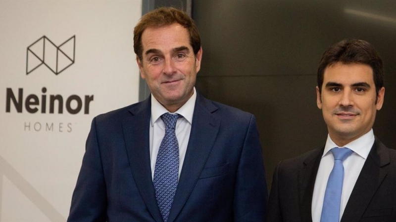 Borja García-Egotxeaga, consejero delegado de Neinor Homes, y Jordi Argemí, consejero delegado adjunto. E.P.