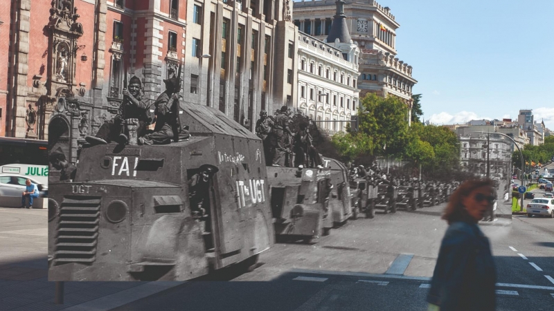 La Columna Durruti, a la defensa de Madrid.