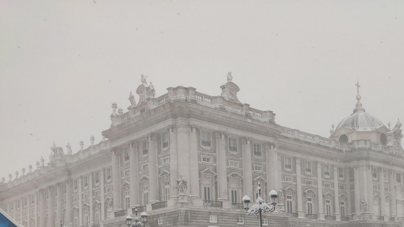 Los jardines de Sabatini se encuentran situados frente a la fachada norte del Palacio Real