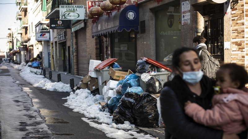 basura usera filomena madrid