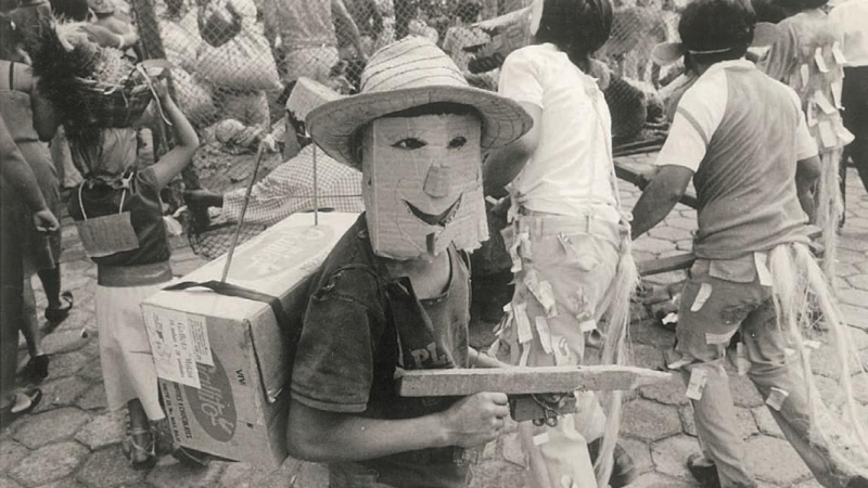 Fiesta del Torovenado de Monimbó, en Masaya (Nicaragua) en 1984.
