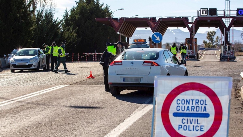 16/01/2021.- Dispositivo especial de seguridad en Logroño debido a las medidas para frenar el aumento de casos.