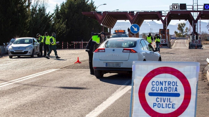 16/01/2021.- Dispositivo especial de seguridad en Logroño debido a las medidas para frenar el aumento de casos.