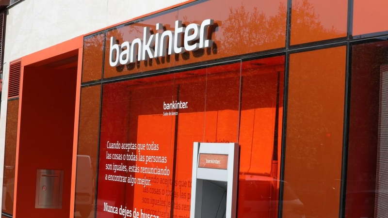 Una de las oficinas del banco Bankinter en Madrid. E.P./Marta Fernández
