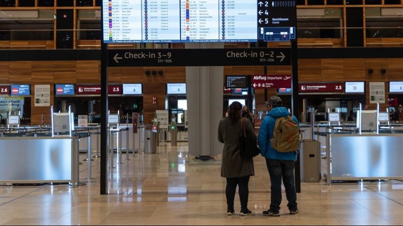 Imagen de archivo de un aeropuerto alemán.