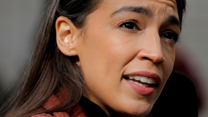 La congresista estadounidense por el Partido Demócrata Alexandria Ocasio-Cortez.