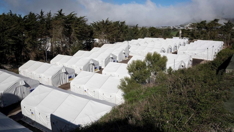 campamentos canarias migrantes la laguna