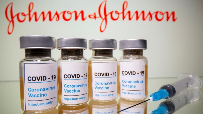 Viales de la vacuna de Johnson & Johnson