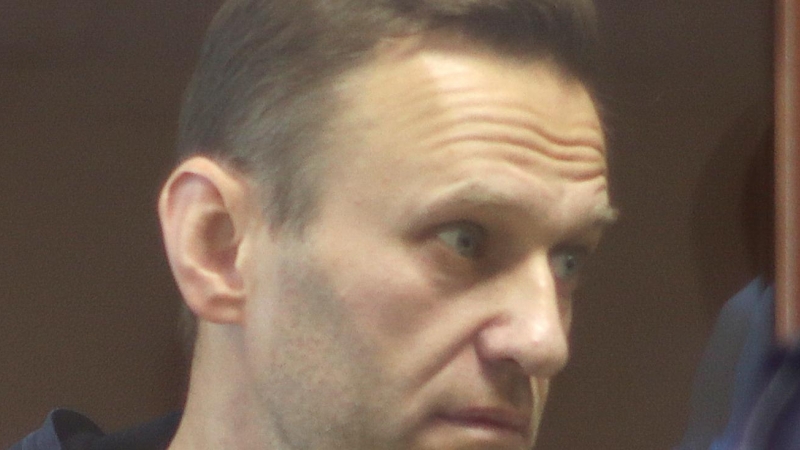 El líder de la oposición rusa, Navalni, asiste a una audiencia judicial en Moscú. - Reuters