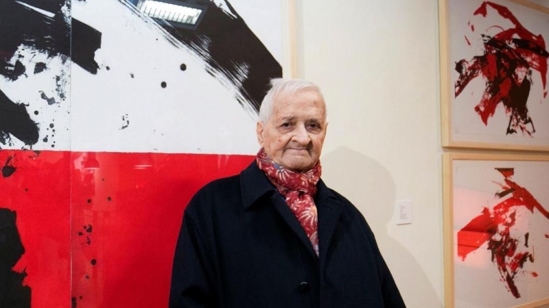 El pintor Luis Feito, fundador del grupo El Paso, ha fallecido por coronavirus.