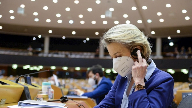 La presidenta de la Comisión Europea (CE), Ursula Von der Leyen.