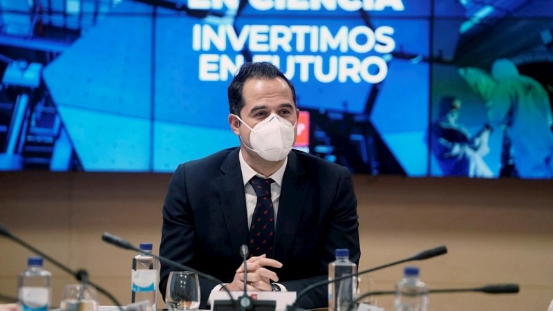 09/02/2021.- El vicepresidente de Madrid, Ignacio Aguado, este martes.