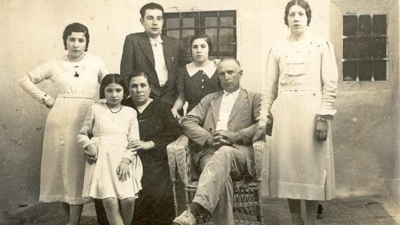 Pedro Andrés Ródenas y su familia española en el exilio mexicano. - Cedida