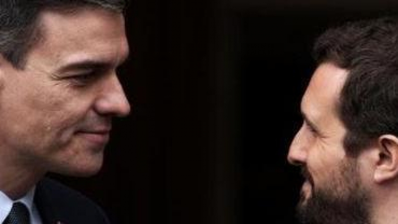 Pedro Sánchez y Pablo Casado. Foto de archivo.