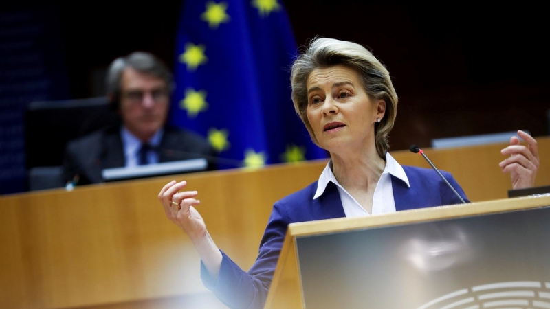 La presidenta de la Comisión Europea, Úrsula Von der Leyen