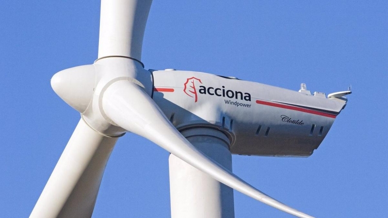 Aerogeneradores de Acciona.