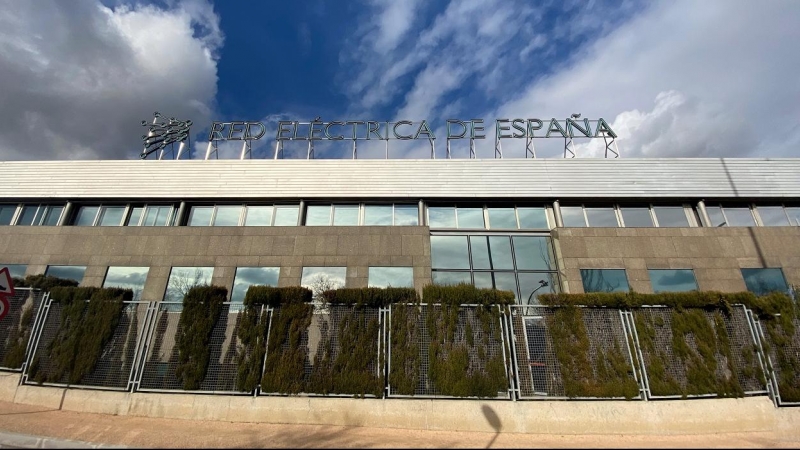Edificio de la sede de Red Electrica de España, en Madrid.