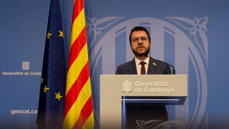 El vicepresidente de la Generalitat, Pere Aragonés.