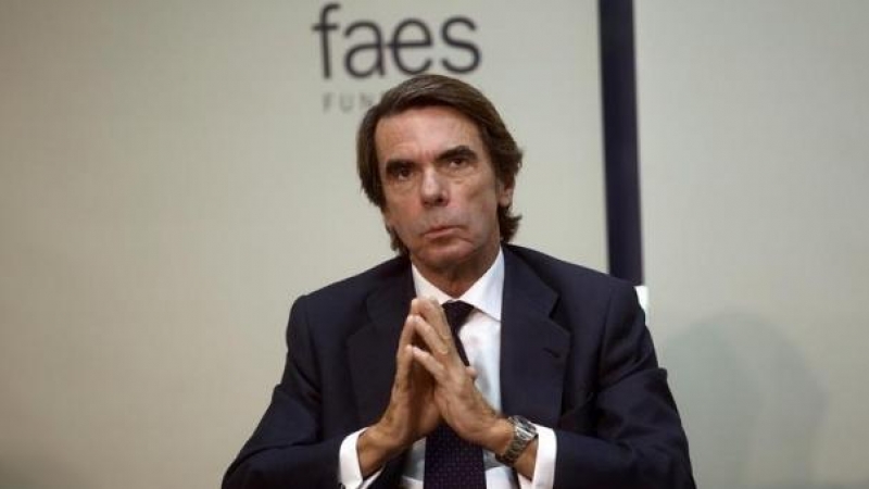 Imagen de archivo del expresidente del Gobierno, José María Aznar. - EFE