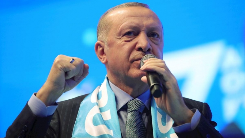 El presidente turco, Recep Tayyip Erdogan, en una imagen tomada el pasado 24 de febrero.