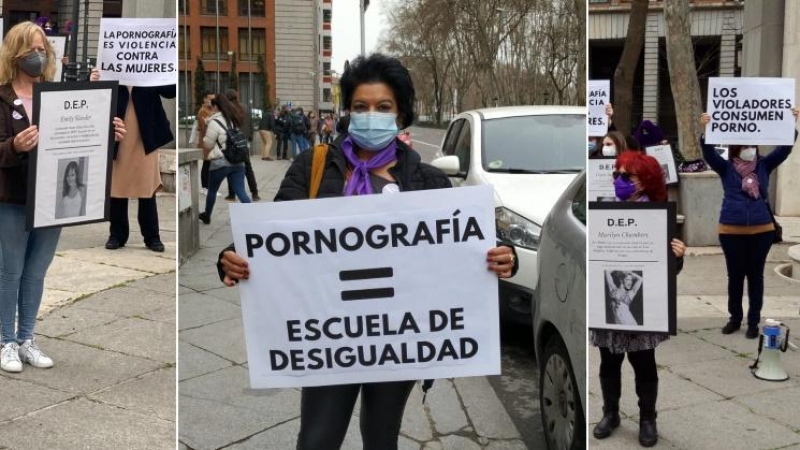 Feministas reclaman el cierre de las webs porno