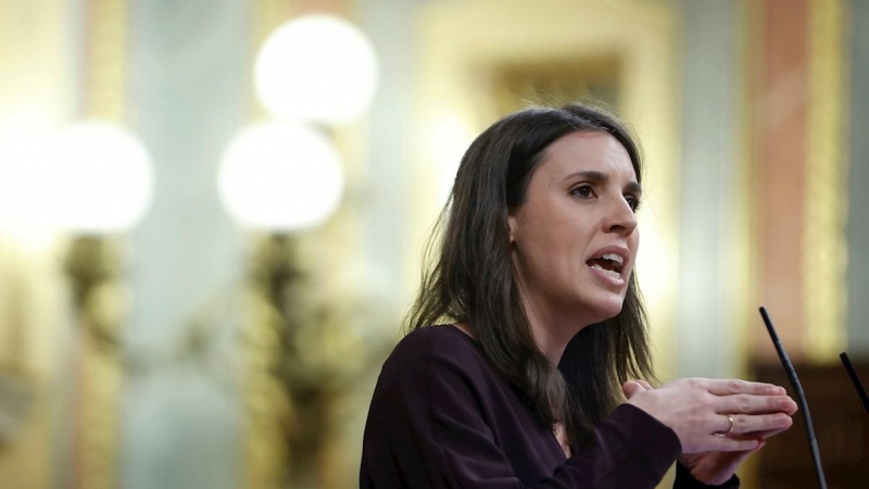 La ministra de Igualdad, Irene Montero