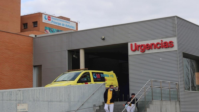 06/03/2021. En la imagen, el sector de Urgencias del hospital Príncipe de Asturias de Alcalá de Henares, en Madrid. - EFE