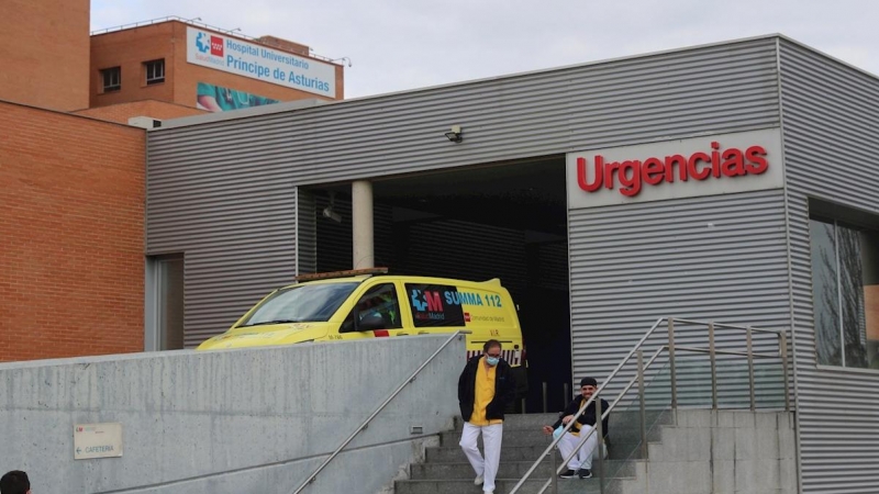 06/03/2021. En la imagen, el sector de Urgencias del hospital Príncipe de Asturias de Alcalá de Henares, en Madrid. - EFE