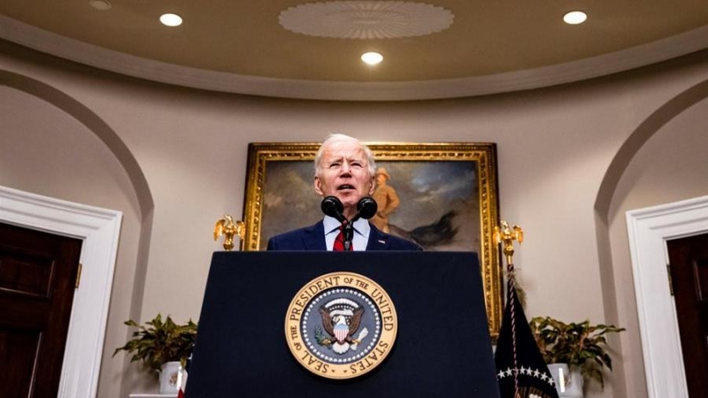 El presidente de Estados Unidos, Joe Biden, durante una rueda de prensa el pasado 27 de febrero de 2021.