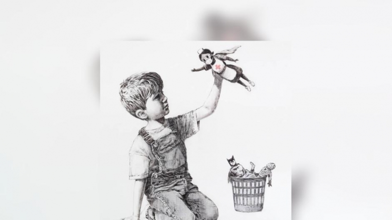 Obra  'Game Changer' de Banksy