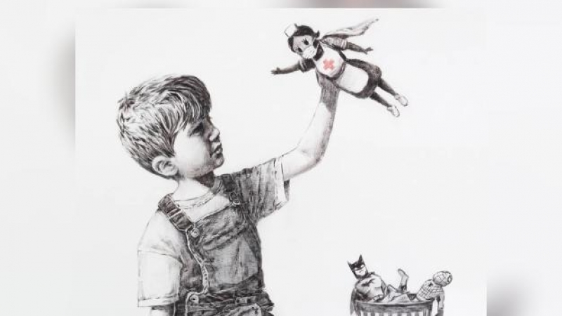Obra  'Game Changer' de Banksy