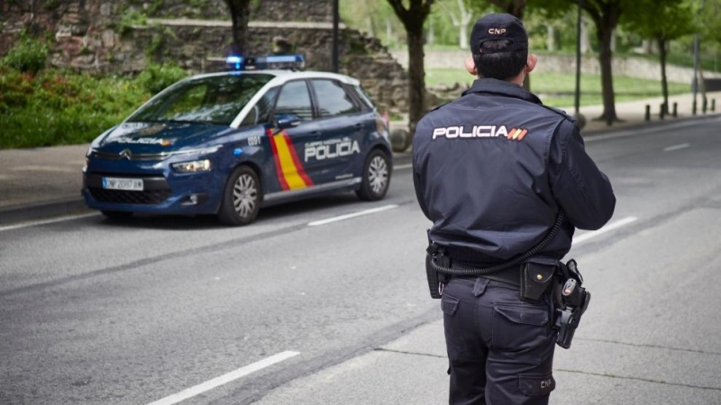 Un agente de la Policía Nacional en una foto de archivo.