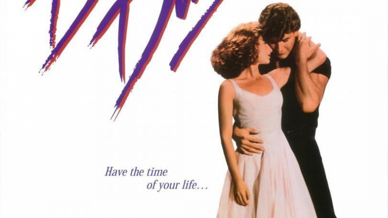 Cartel de la película Dirty Dancing, protagonizada por Jennifer Grey y Patrick Swayze.