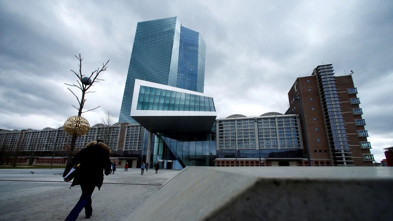 Edificio donde tiene su sede el BCE en Fráncfort. REUTERS/Ralph Orlowski