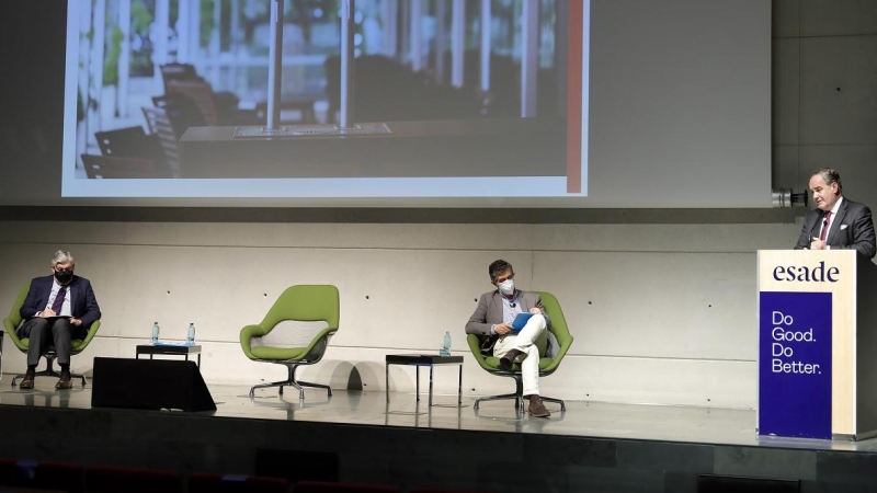 El presidente de Damm, Demetrio Carceller Arce, en Matins Esade.