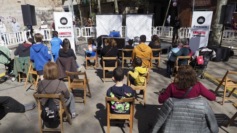 L'acte central de la campanya s'ha fet a la plaça de la Virreina del barri barceloní de Gràcia.