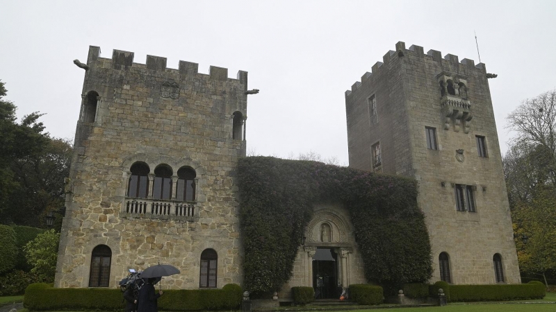 Pazo de Meirás el día de su devolución al Estado, en Sada, A Coruña, Galicia, (España), a 10 de diciembre de 2020.