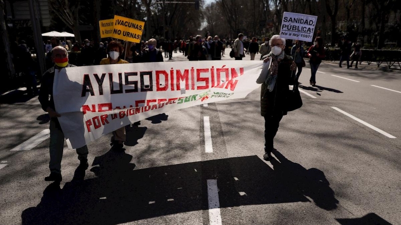 Protesta Marea Blanca