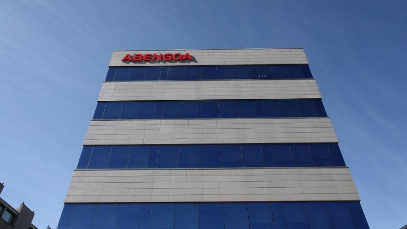 Edificio de la sede de la empresa andaluza Abengoa en Madrid. E.P./Eduardo Parra